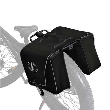 RAMBO BIKES Rambo Bikes R162 Full Double Saddle Accessory Bag; Black R162